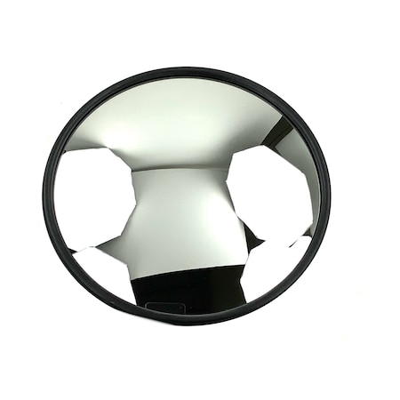 Retrac 8-1/2in Stainless Offset-Mount Convex Mirror Head with J-Bracket 609898